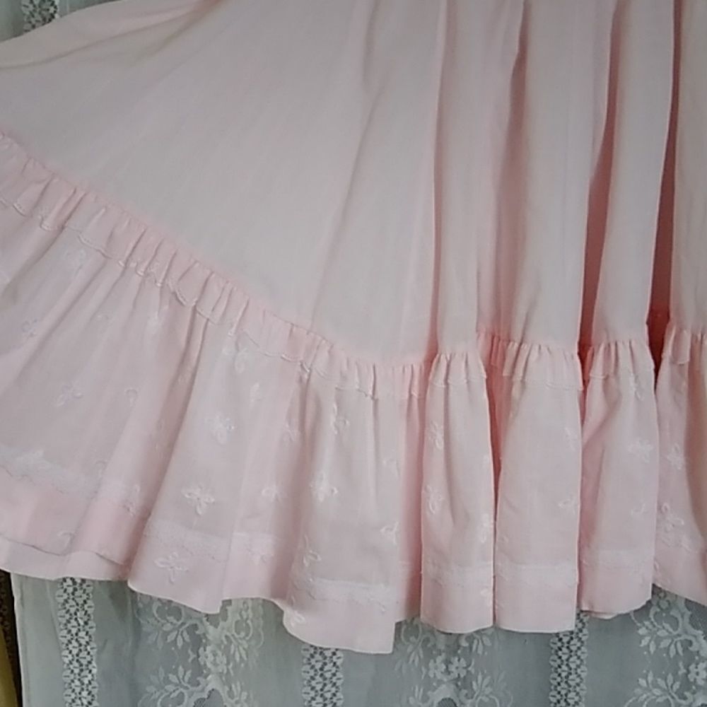 VTG 60s WEST ROCKMOUNT RANCH WEAR CUSTOM SKIRT SIZE ML /28/30 MADE IN U.S.A - Picture 3 of 9